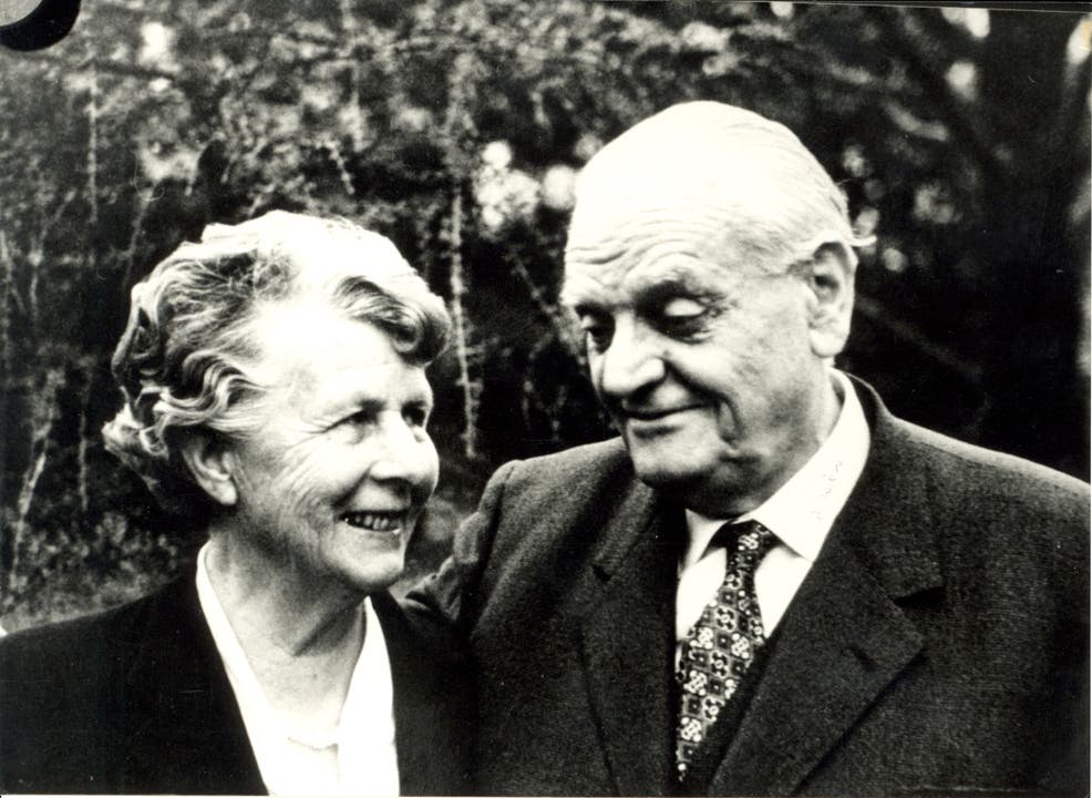 Duttweiler mit seiner Frau Adele.