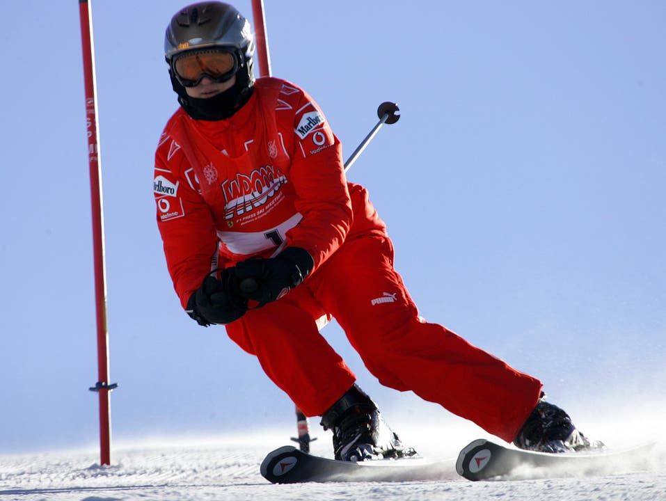 Schumacher beim Skifahren in Madonna di Campiglio (Archivbild).