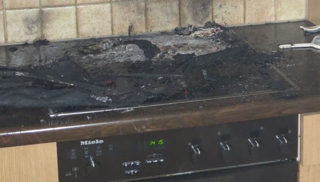 Plötzlich brannte in Sisseln eine Küche: Beim Erhitzen von Öl entstand ein Brand