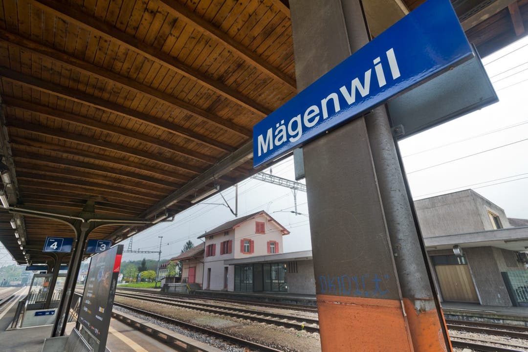 Der Bahnhof Mägenwil wird ausgebaut.