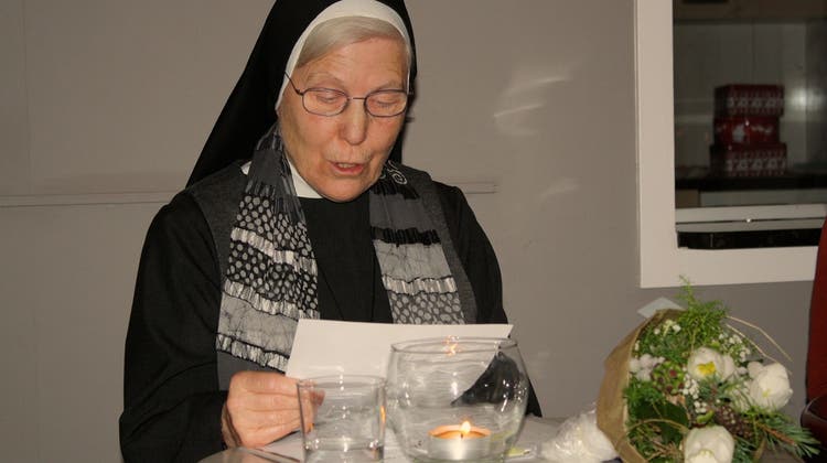 Ordensschwester las eine Adventsgeschichte mit «Pepp»