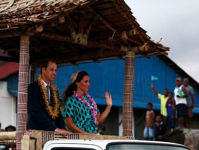 Prinz William und Kate im Südseestaat Salomonen