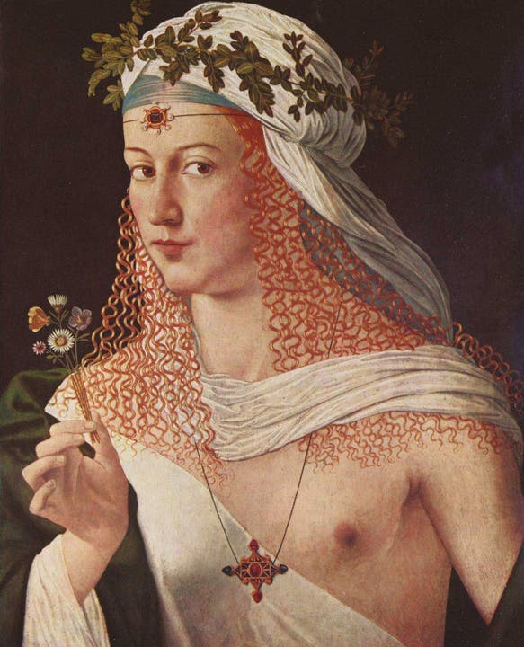 Portrait der Lucrezia Borgia, die Femme fatale der Rennaissance.
