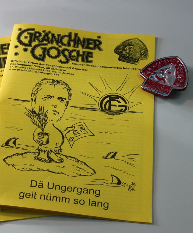 Die 67. Ausgabe der Fasnachtszeitung «Gränchner Gosche» gibts ab jetzt zu lesen.