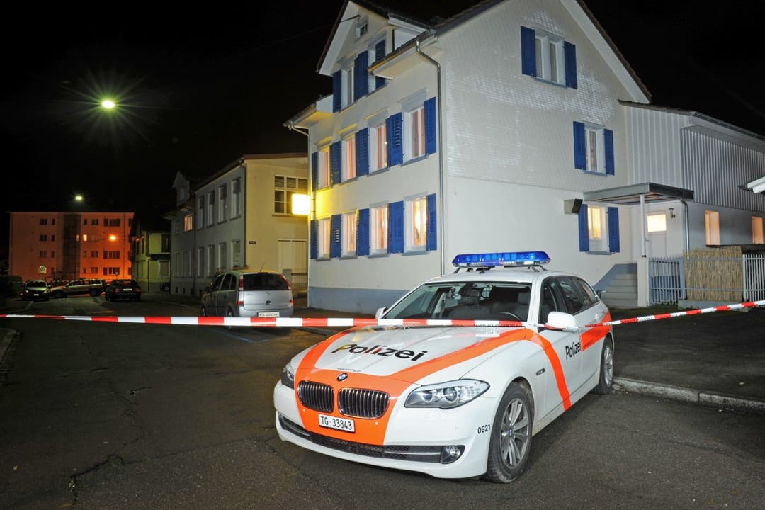 Mann durch Schuss in Amriswil verletzt.