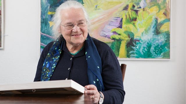 Kunstmalerin Ruth Wälchli bringt den Frühling in die Galerie