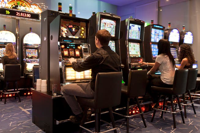 Spielautomaten im Casino Baden: In vier Tagen wurden vier Jackpots geknackt