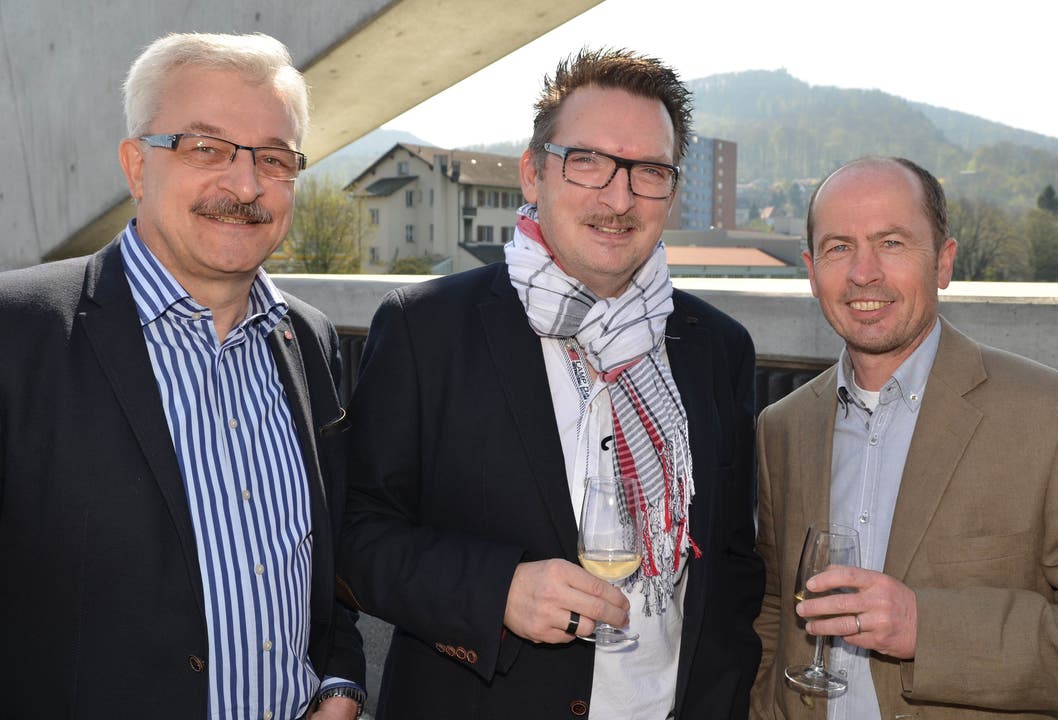 Von links Franco Giori, Beat Gradwohl und Andreas Borner