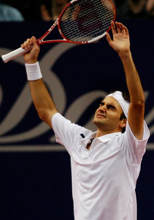 Der ehemalige Balljunge Roger Federer gewinnt 2006 das erste Mal «sein Heimturnier» und wird im selben Jahr zum Weltsportler des Jahres gekürt