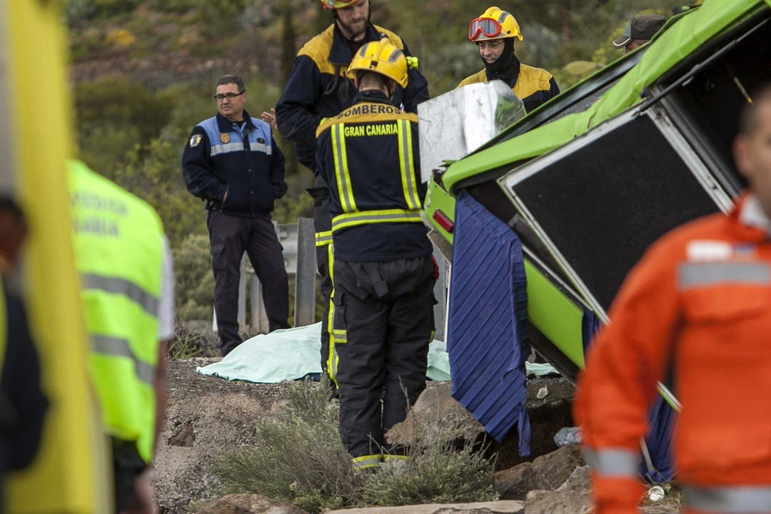Spanische Medien sprechen von «Bremsversagen» als Unfallursache.