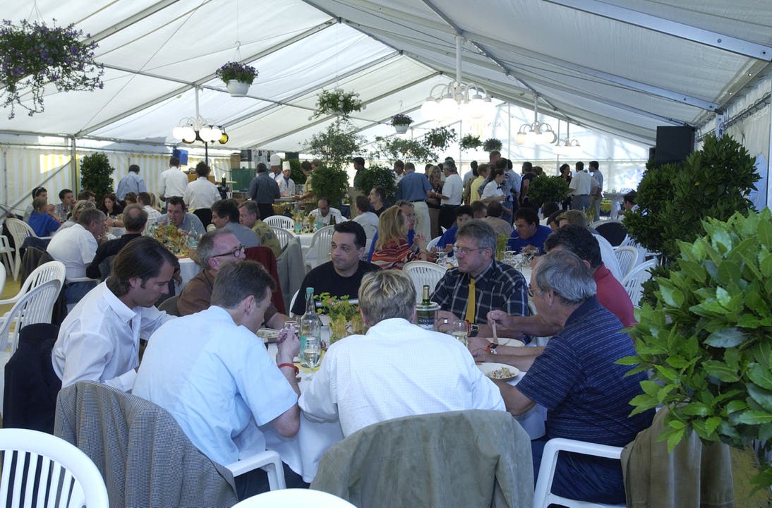 Uhrencup 2003: Blick ins VIP-Zelt
