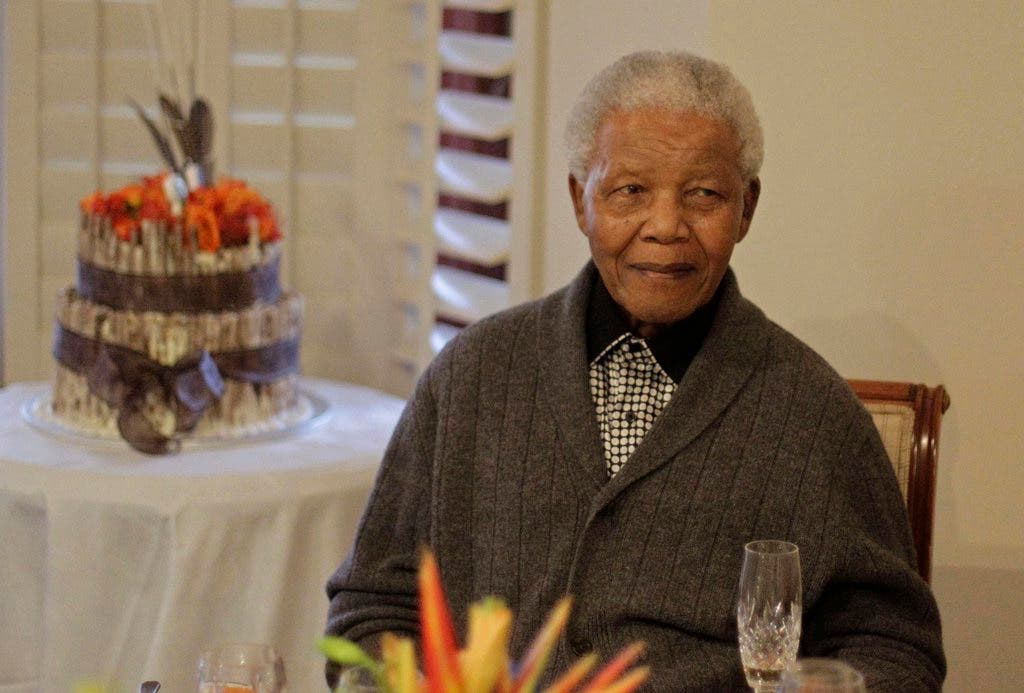 Bereits schwer gezeichnet: Nelson Mandela Ende 2012