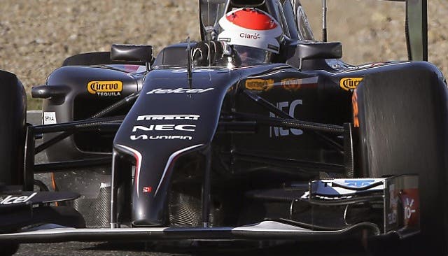 Der Deutsche Adrian Sutil hat mit seinem neuen Rennstall Sauber für die neue Saison ambitionierte Ziele (Archivbild).