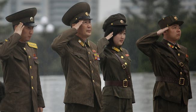 Zur Ausbildung in der Schweiz: Nordkoreanische Offiziere (Symbolbild)