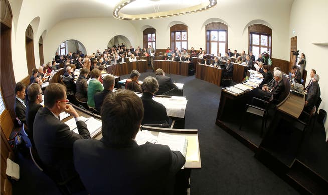 Anfang Mai wird das neu gewählte Kantonsparlament zur ersten Session der neuen Legislatur zusammenkommen.Archiv/Hanspeter Bärtschi