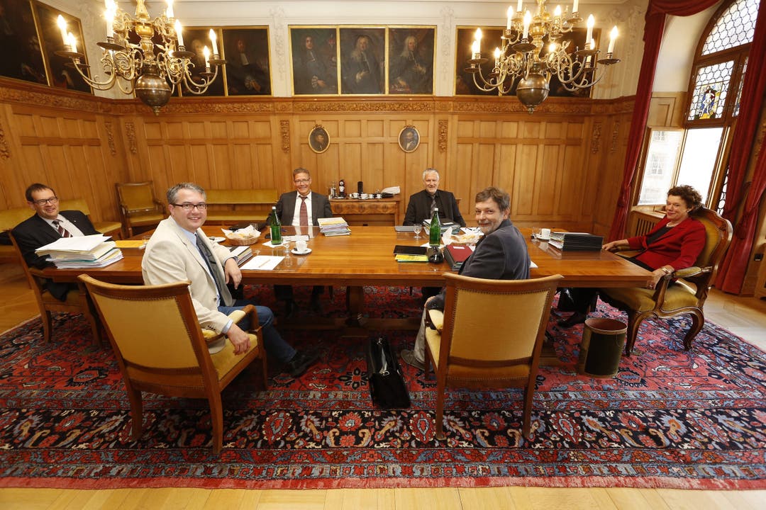 Die erste Sitzung der neuen Solothurner Kantonsregierung