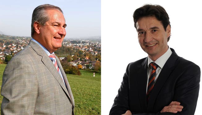 So präsentieren sich die beiden Kandidierenden für das Grenchner Stadtpräsidium: Boris Banga (links) und François Scheidegger (rechts)auf ihrer Homepage
