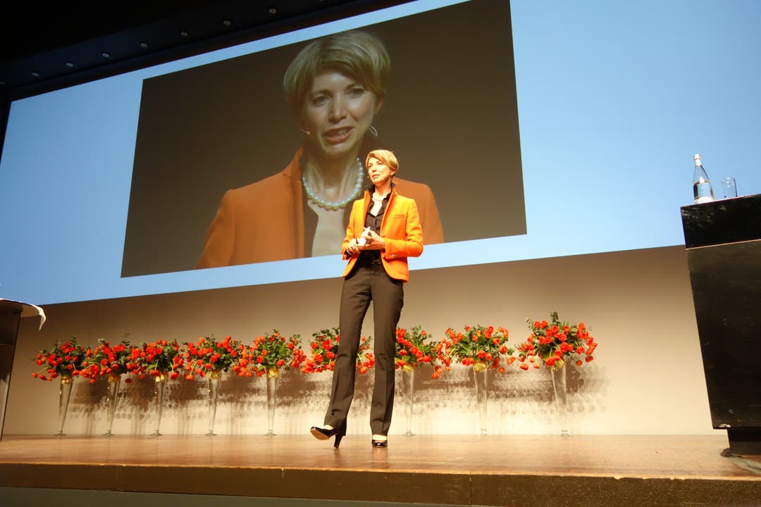 Moderatorin Christine Honegger