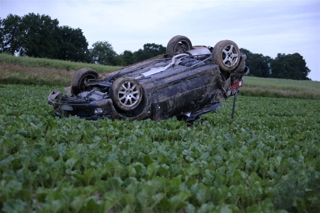 Am Sonntagabend verlor eine Autolenkerin zwischen Biezwil und Schnottwil die Kontrolle über ihr Fahrzeug.