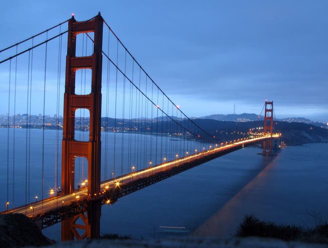 Golden Gate Bridge das Wahrzeichen der Zürcher Partnerstadt San Francisco