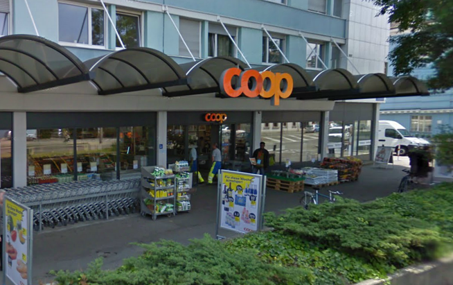 Zwei maskierte Unbekannte versuchten am Samstagmorgen die Coop-Filiale an der Farnsburgerstrasse auszurauben.