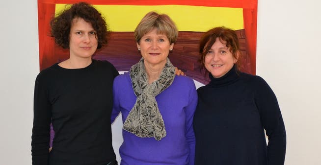 Das Lachen ist den Frauen nicht vergangen: (vl.) Katja Herlach, Gabriele Bono und Dorothee Messmer.