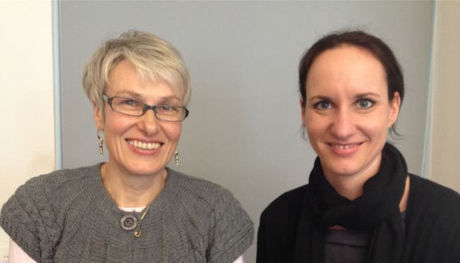 Monika Schmid (links) und Eveline Gloor im Co-Präsidium. zvg