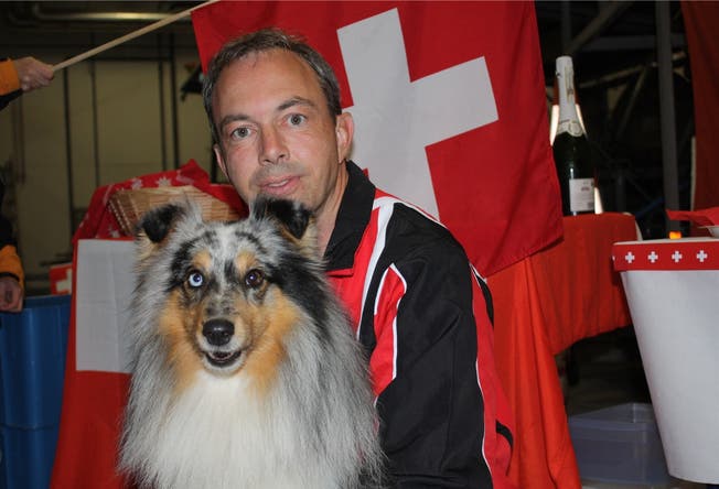 Ralf Bänsch und Hund Jay aus Uerkheim sind Weltmeister.RUTH STEINEr