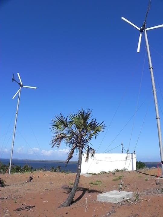 Durch die Windenergieanlage werden rund 5000 Menschen mit Strom versorgt