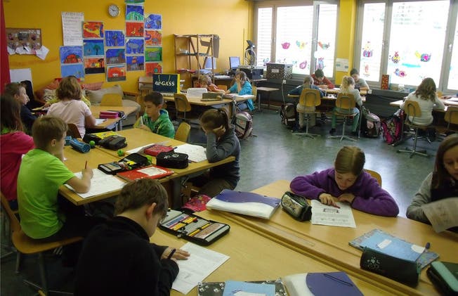 Ab dem Schuljahr 2014/15 gehen die Stetter Primarschüler der 5. und 6. Klasse nach Künten zur Schule. zvg