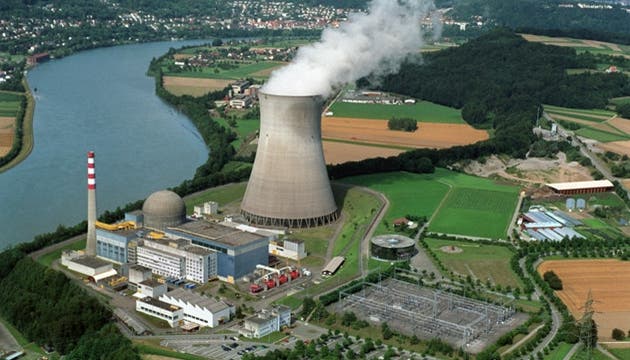 Das Kernkraftwerk Leibstadt.