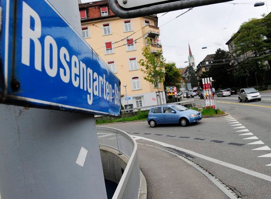 Rosengartenstrasse in Zürich soll vom Verkehr entlastet werden
