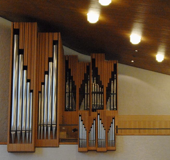 Orgelmusik gehört natürlich zur Weihnachtsfeier am 24. Dezember in der katholischen Kirche Windisch dazu. Walter Schwager/Arch