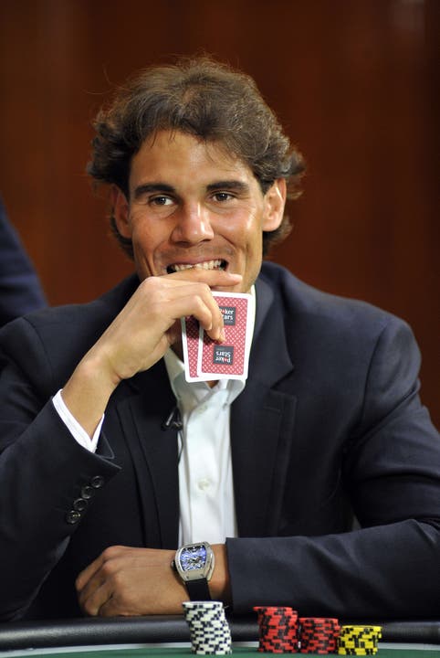 Nadal über sein Pokerspiel: «Ich spiele aus Spass, aber will schon besser werden.»