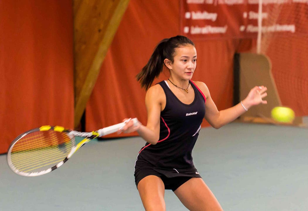 Die Kappeler Tennisspielerin Tamara Arnold im Final in Oberentfelden