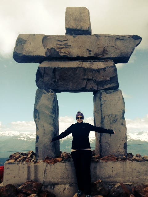 Alina Porta aus Turgi: «Mein Ferien-Bild kommt aus Canada, ich bin hier auf dem Whistler Mountain, 2181 Meter (British Columbia)»