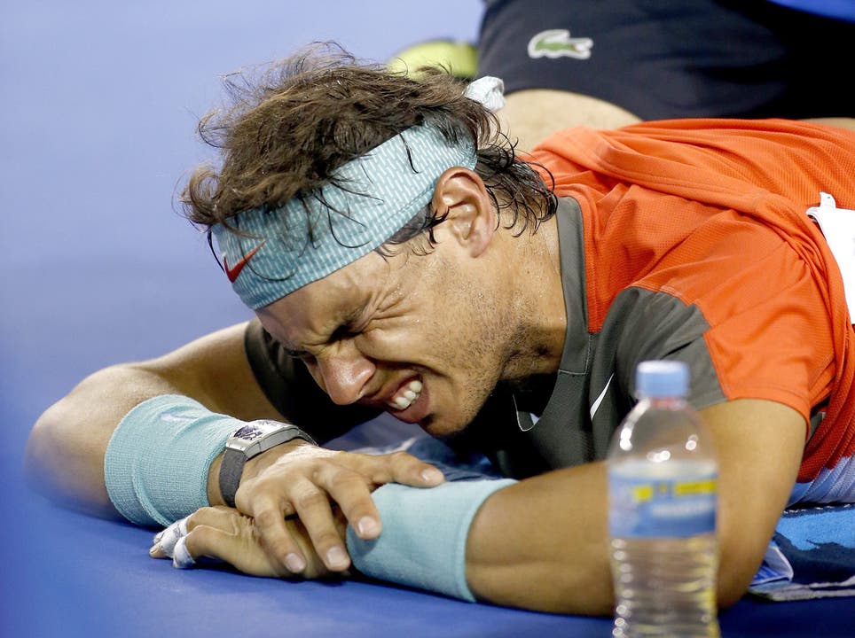 Rafael Nadal zwickte es im Rücken