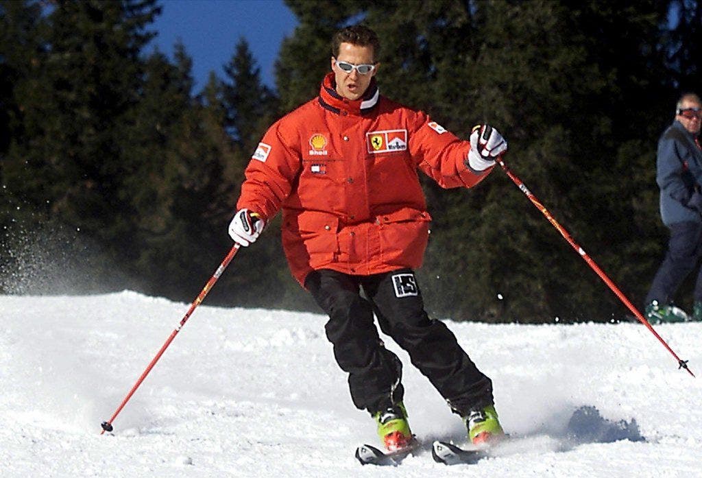 Michael Schumacher beim Skifahren in Madonna di Campiglio (Archivbild).