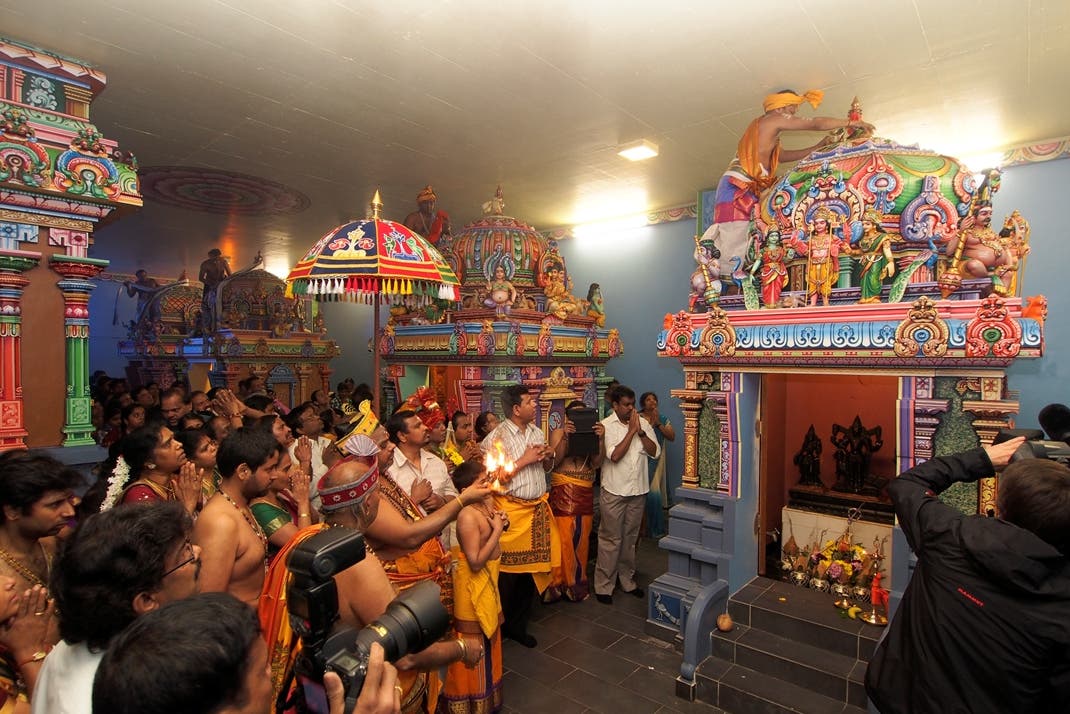 Einweihung des neuen Hindu-Tempels in Trimbach