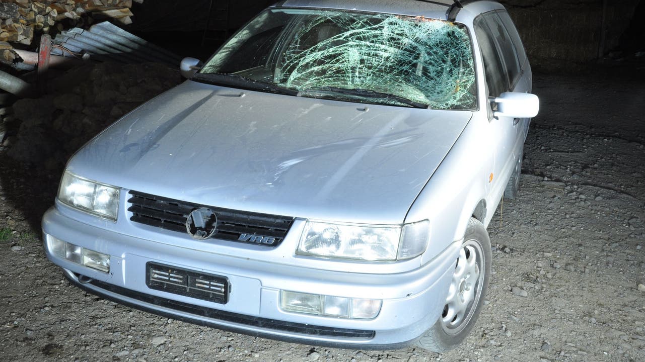 Das Auto des Täters wurde nach dem Unfall in Hallwil gefunden.