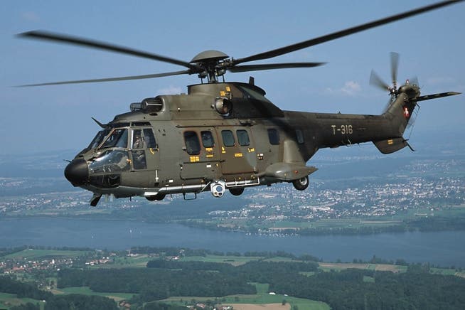 Ob Super Pumas (Bild) oder Eurocopter für den Luftpolizeidienst eingesetzt werden, bleibt vorerst unklar