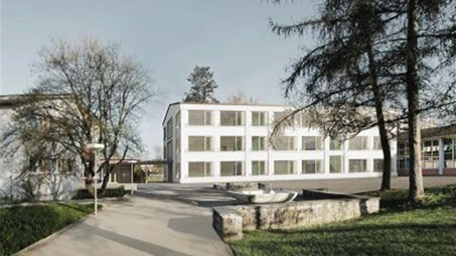 Am 18. Mai wird in Unter- und Oberentfelden über den Baukredit für dieses Schulhaus abgestimmt.