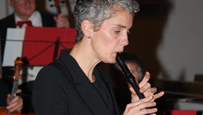 Die Glanzpunkte des Abends setzte Isabel Lehmann als Flötensolistin.