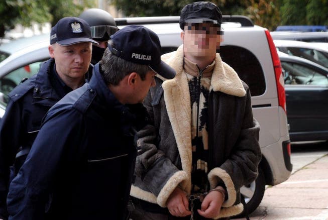 Fabrice A. bei seiner Verhaftung in Polen.
