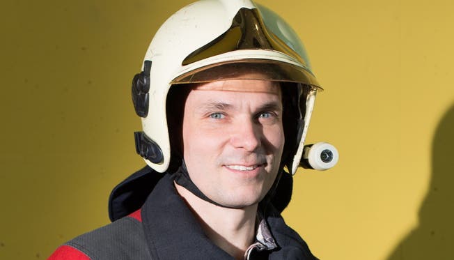 Michael Gautschi aus Aarau Rohr ist frisch gewählter Feuerwehrkommandant der Stützpunktfeuerwehr Aarau.