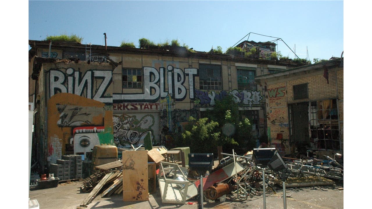 Anfang Juni 2013: Die Besetzer haben das Binzareal verlassen.