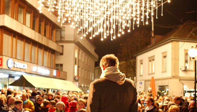 Das «Liechterwecke» in Baden wird von der City Com gesponsert und ist einer der beliebtesten Anlässe im Dezember. AZ/Archiv