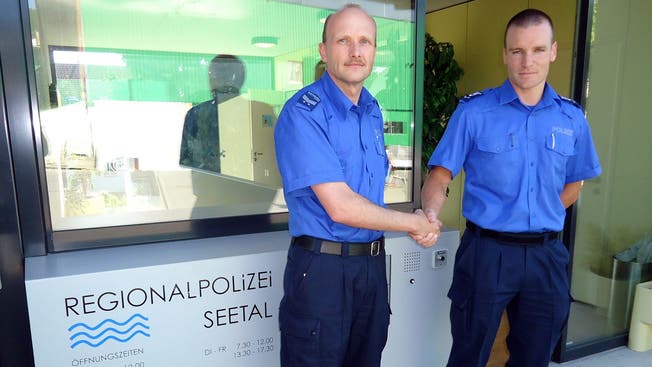 Repol-Seetal-Chef Martin Ott übergab die Verantwortung für den Posten Seengen an Stefan Eichenberger.