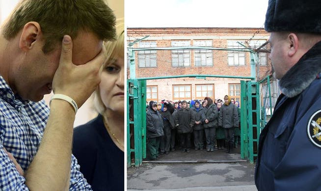 Auf Nawalny warten fünf Jahre Straflager