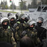 Hunderte Festnahmen bei Grossdemo in Belarus gegen Lukaschenko